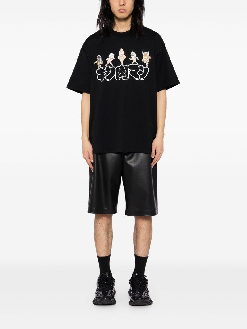 mastermind JAPAN x Kinniku Man logo-print T-shirt outlook