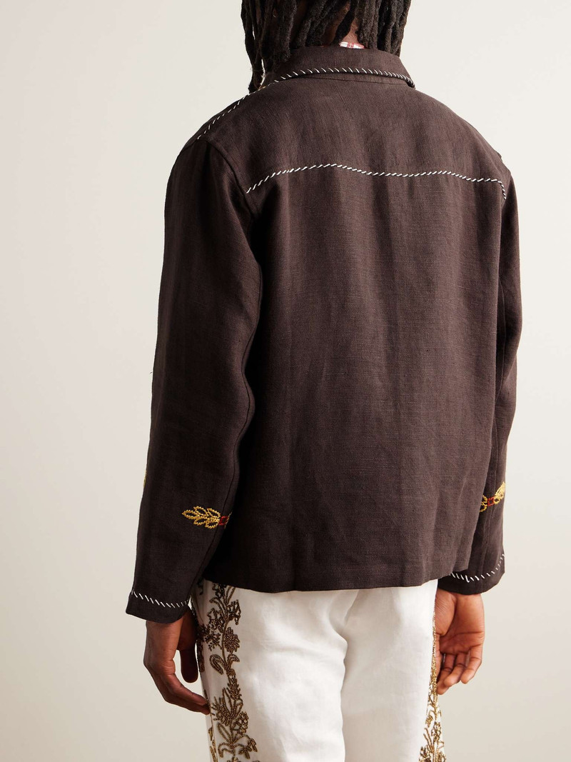 Show Pony Embroidered Linen Shirt 3