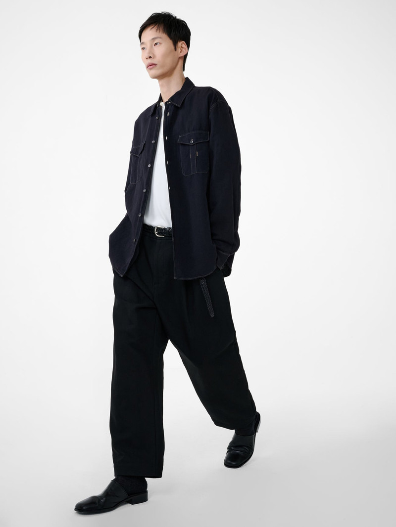 Tuck Cotton Pant 4