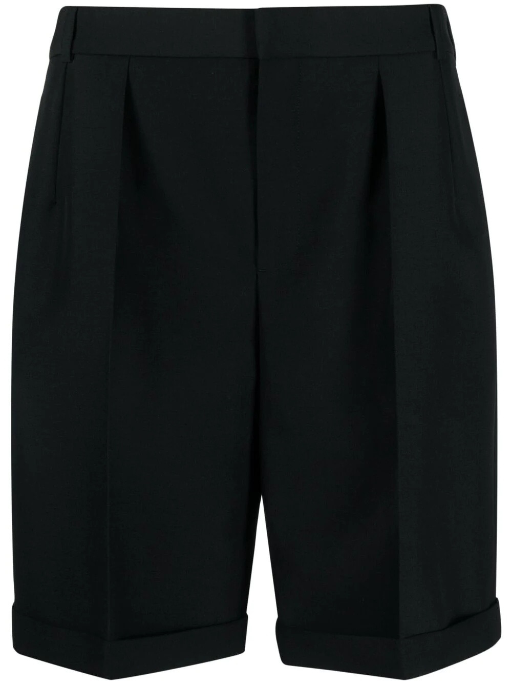 tailored wool shorts - 1