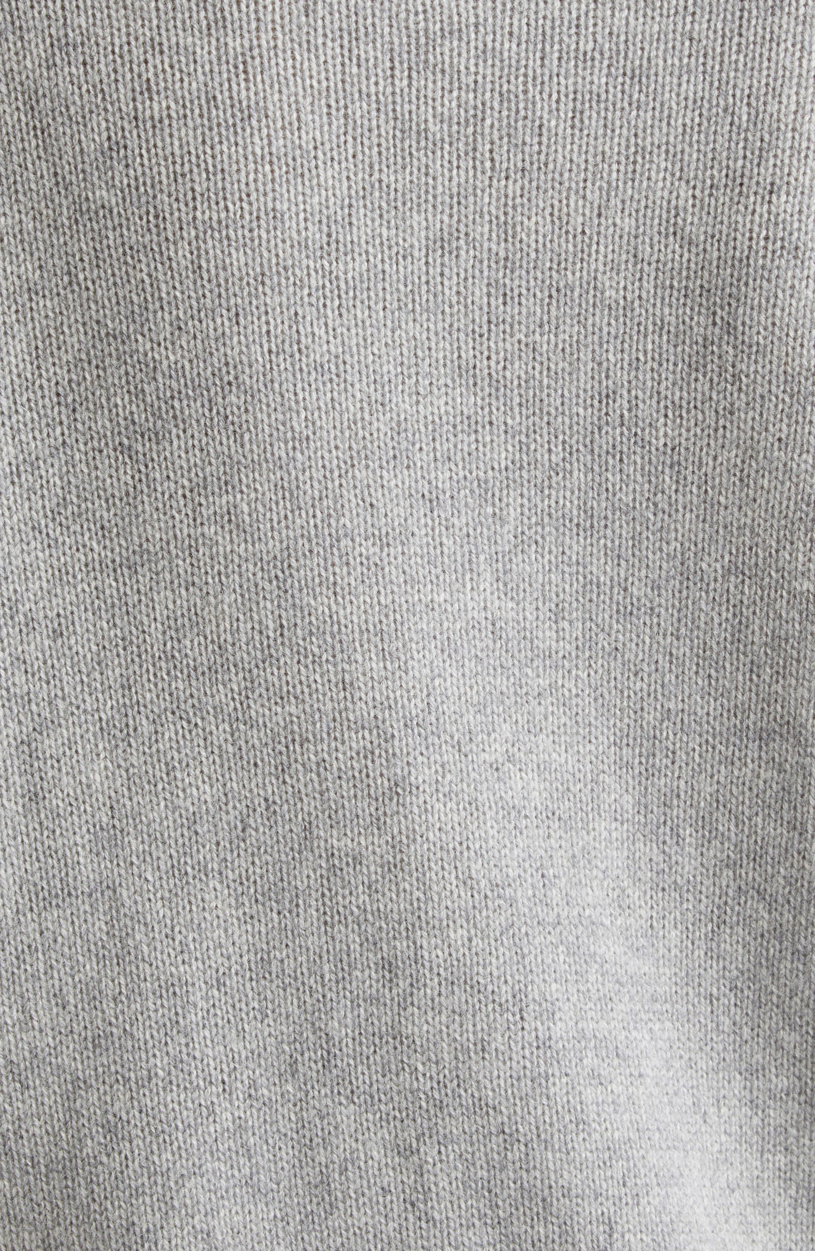 Marni Mending Logo Cashmere Cardigan in 00N38 Inox at Nordstrom - 7