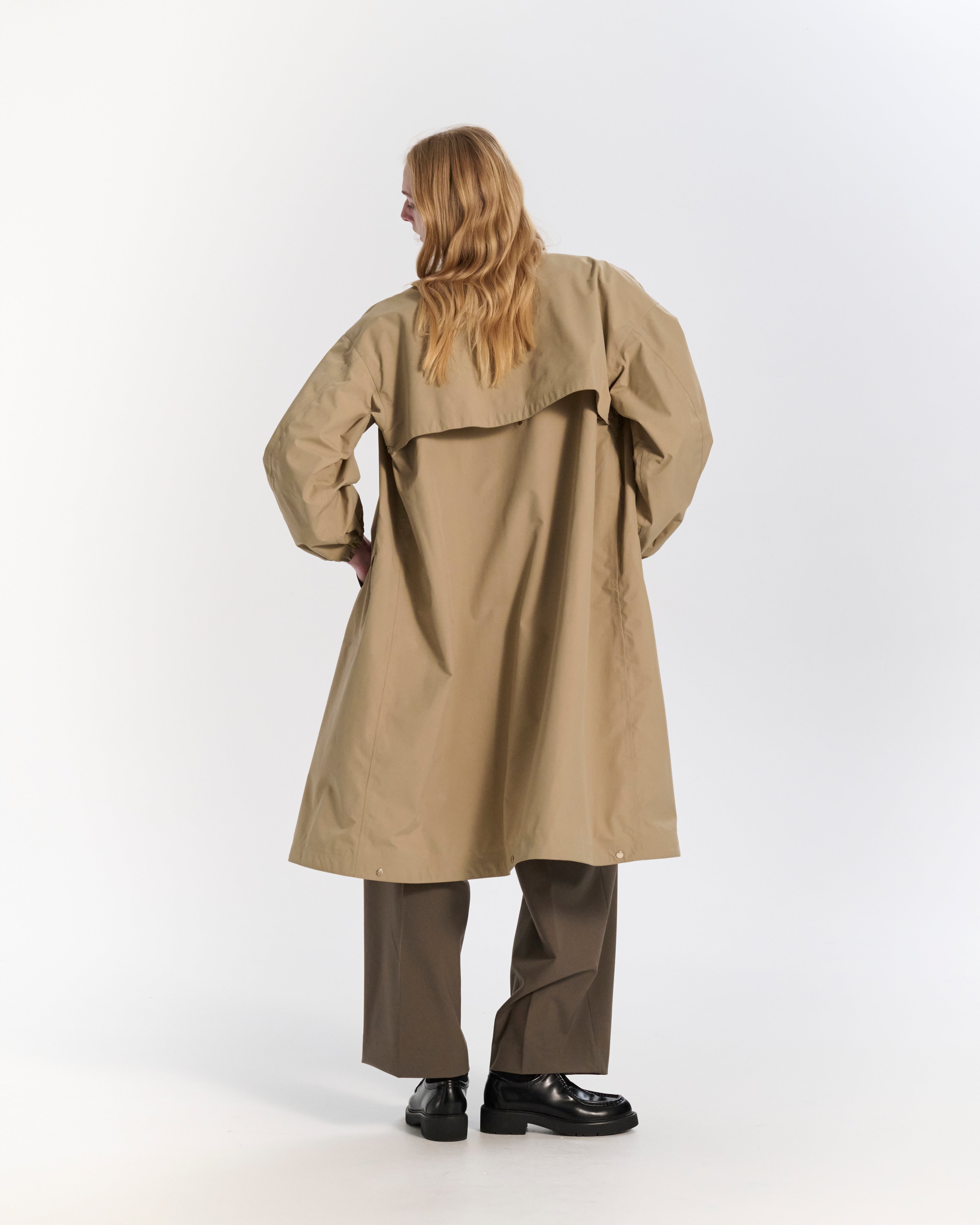 Skye Stand Collar Long Coat - 6