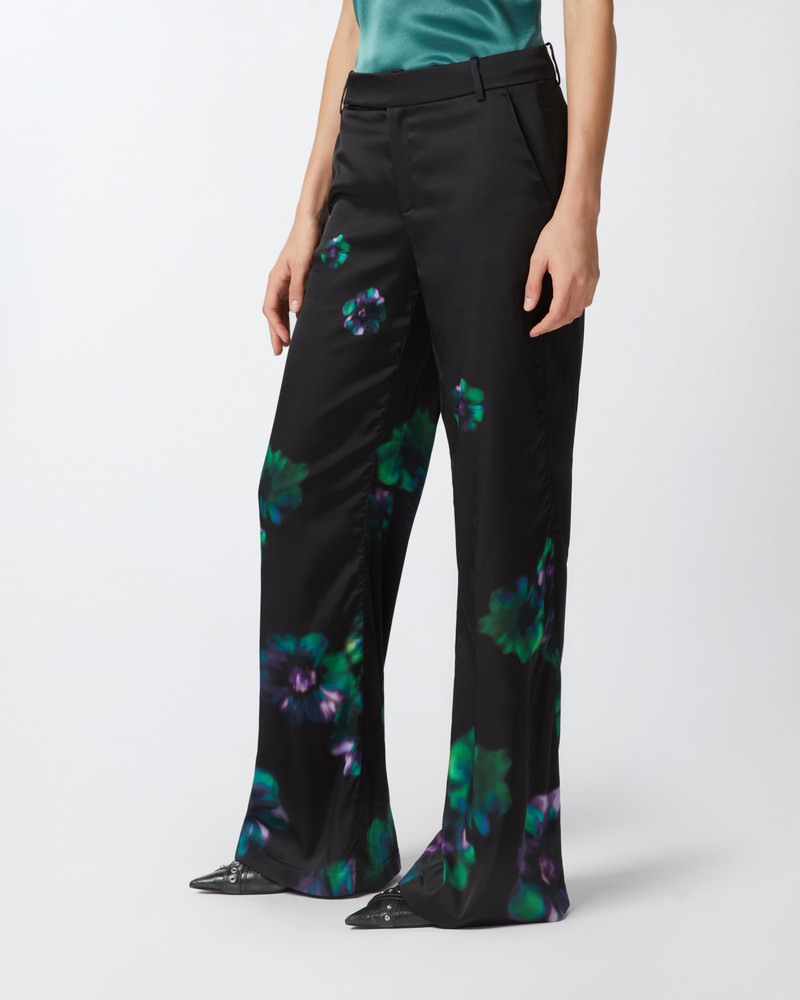 SATIN TROUSERS WITH FLORAL PRINT 3