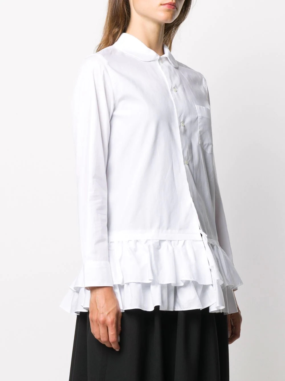 ruffle long-sleeve shirt - 3