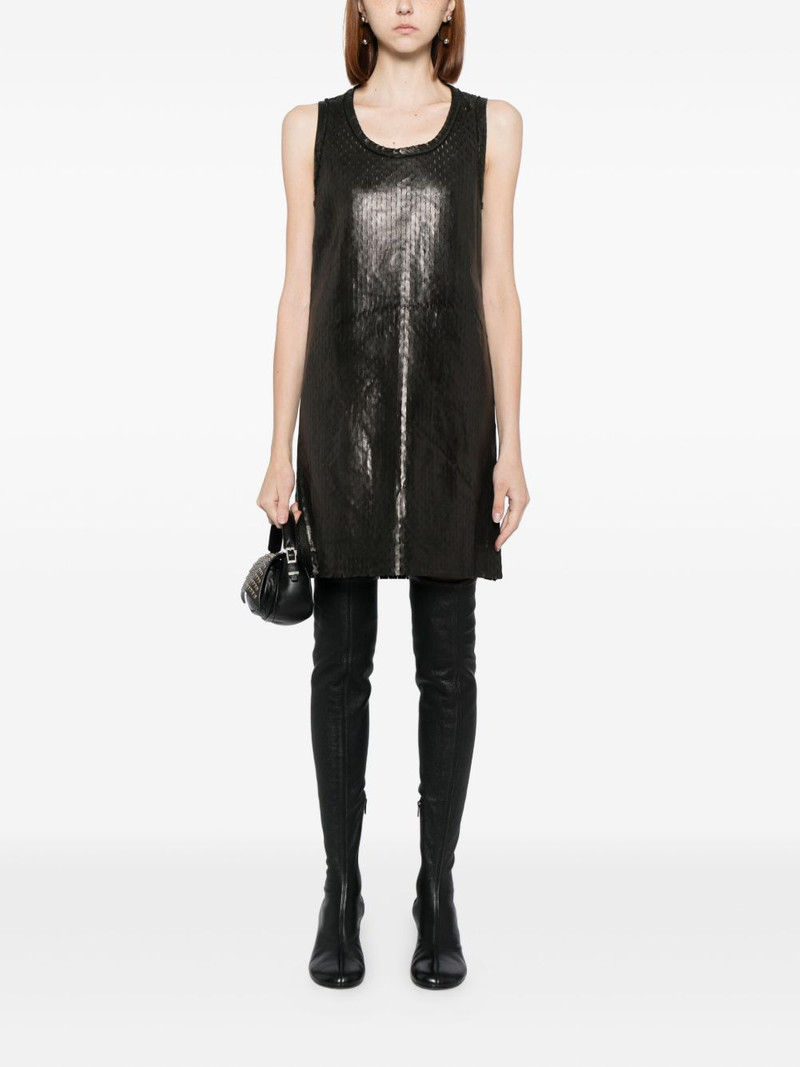 Carol Christian Poell perforated leather dress outlook