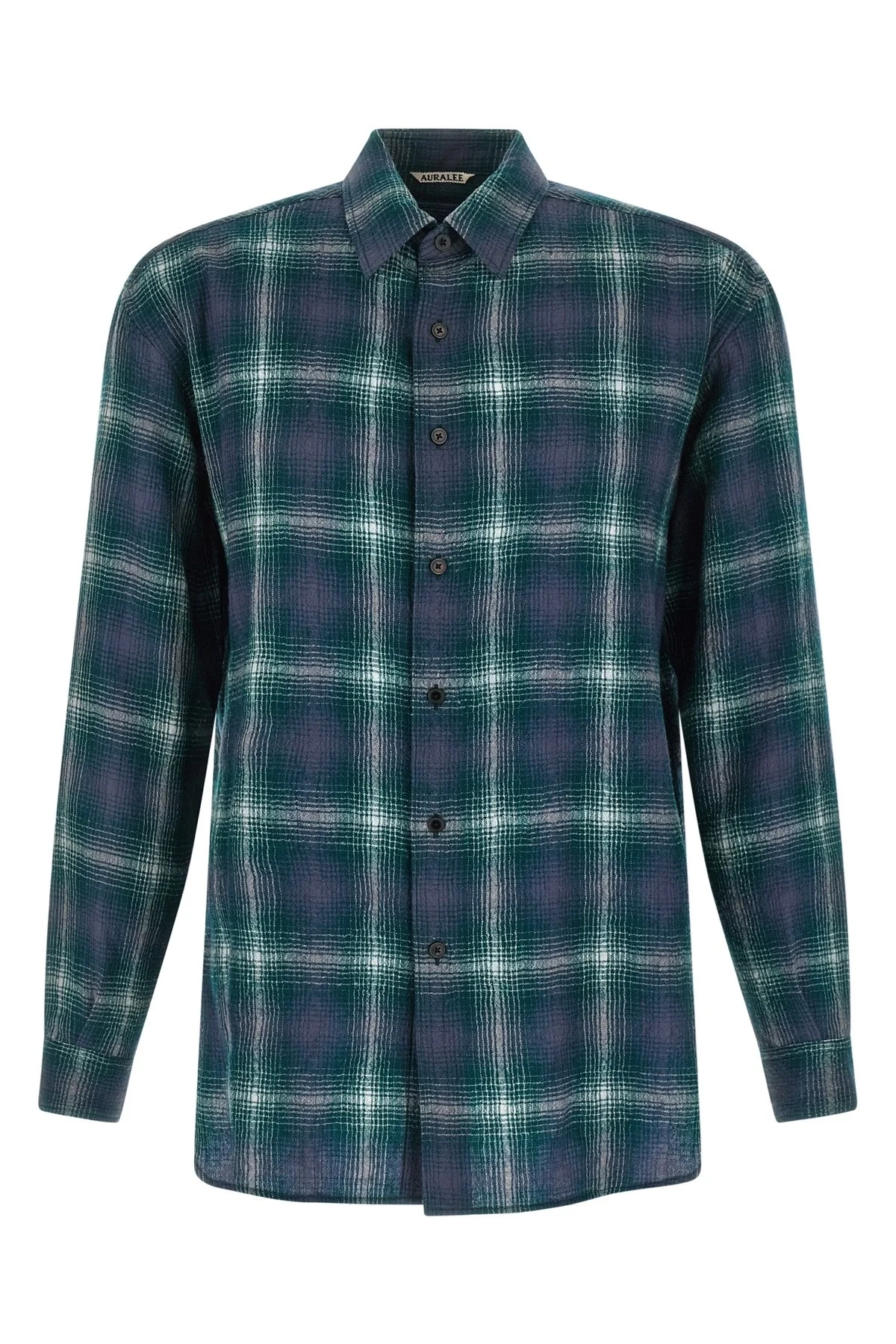 'Airy Wool Check' shirt - 1