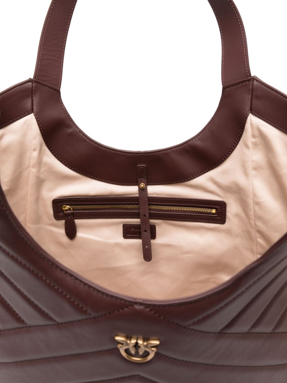 chevron-quilted shoulder bag - 5