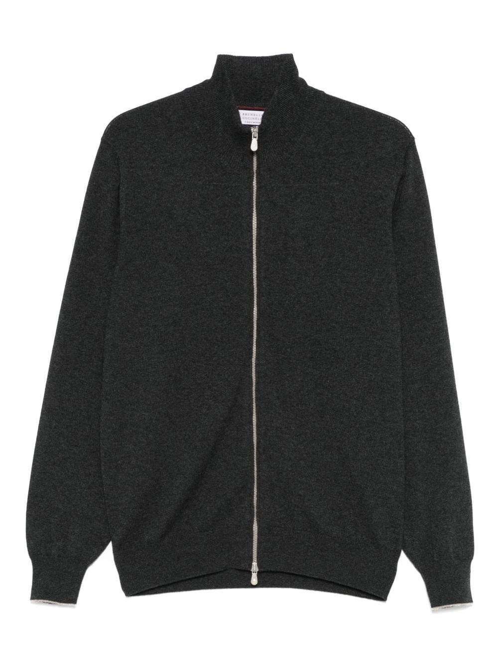 Cashmere zipped cardigan - 1