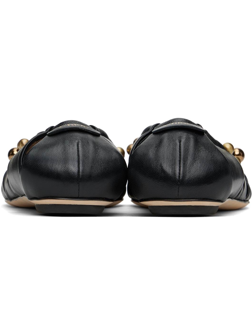 Black Luna Ballerina Flats - 2