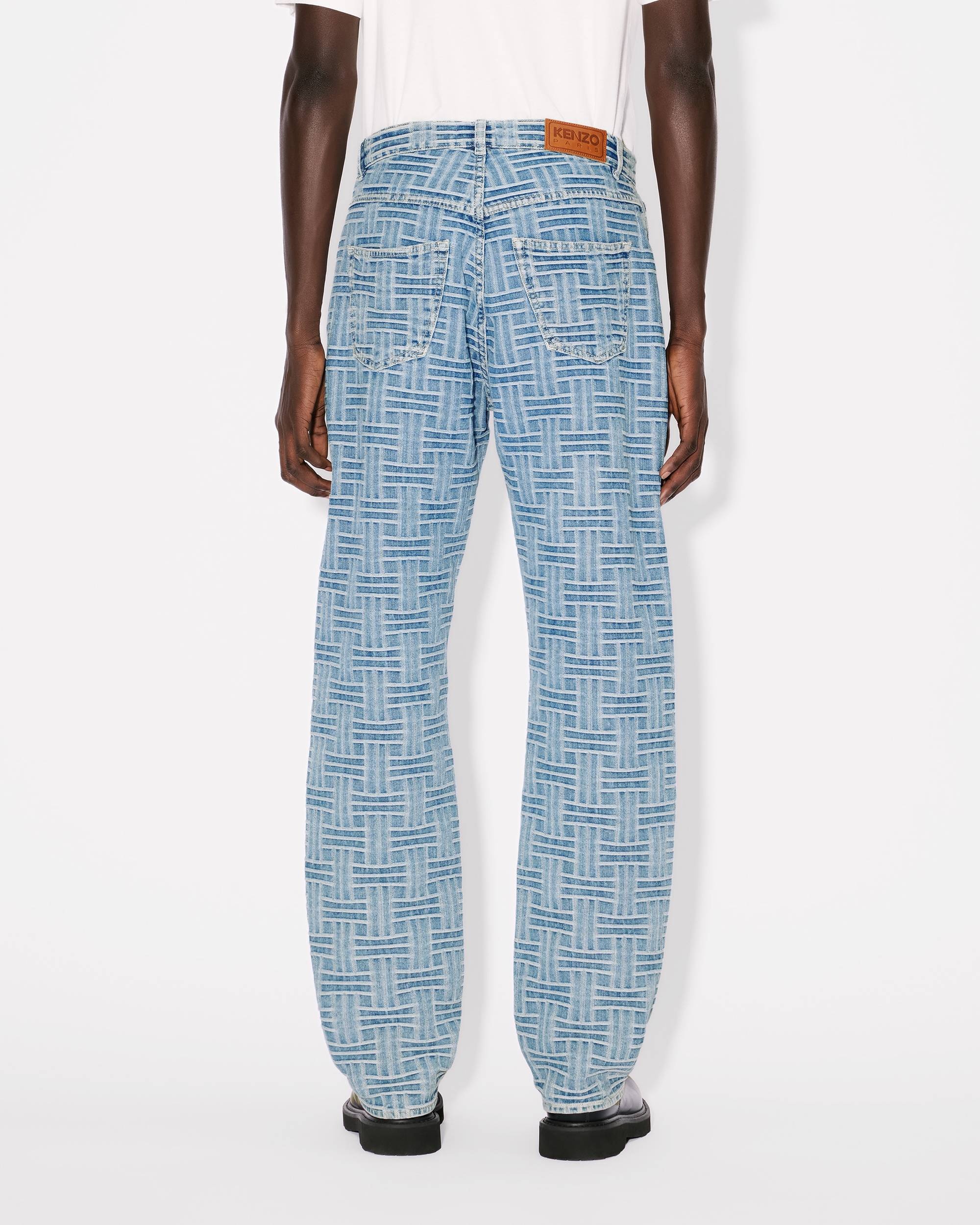'KENZO Weave' BOTAN loose jeans in japanese denim - 4