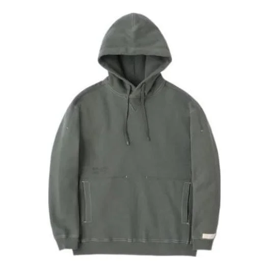 New Balance Fleece Lined 1000 Regular Fit Hoodie 'Grey Green' AMT25021-NSE - 1