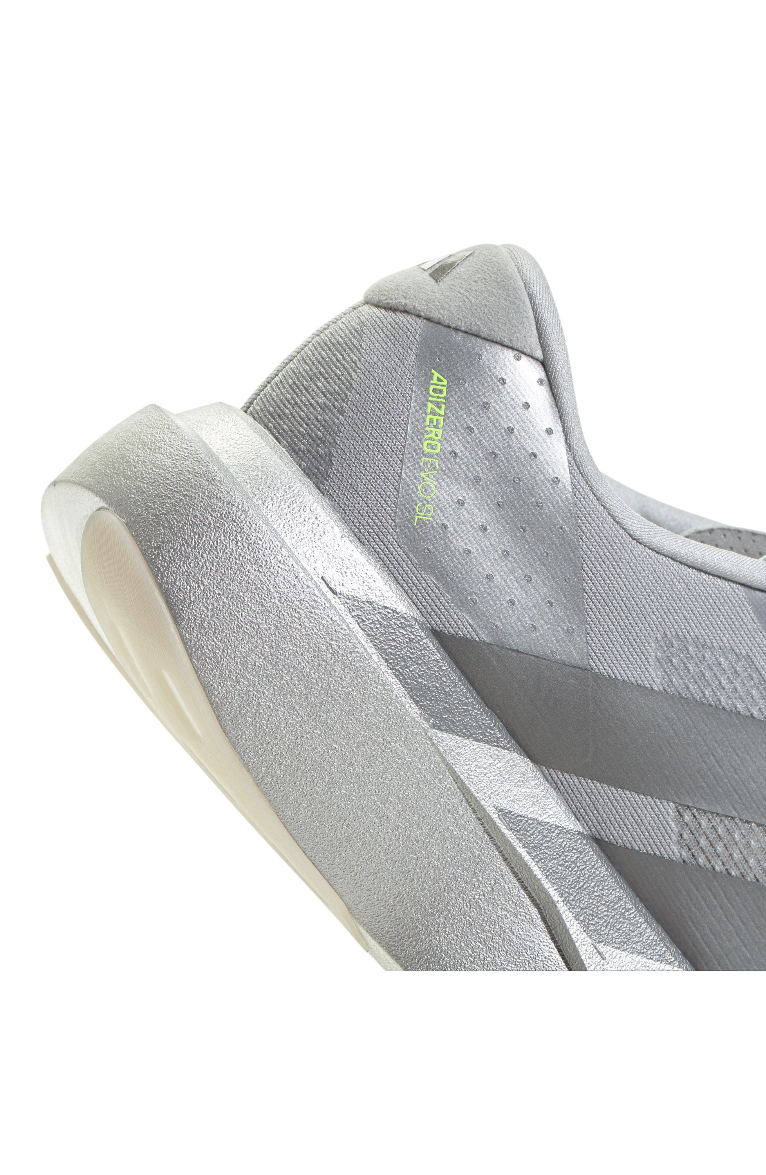 adidas Gender Inclusive Adizero Evo SL Running Shoe in Silvmt/iro at Nordstrom - 8