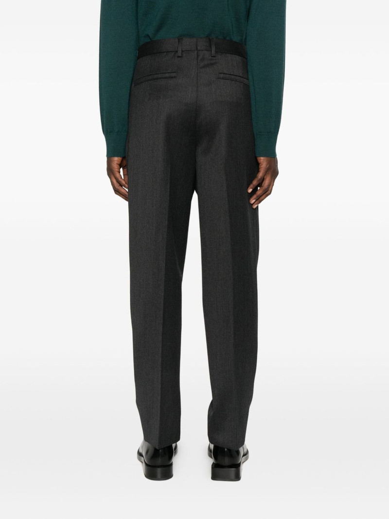 pleated-front pants 4