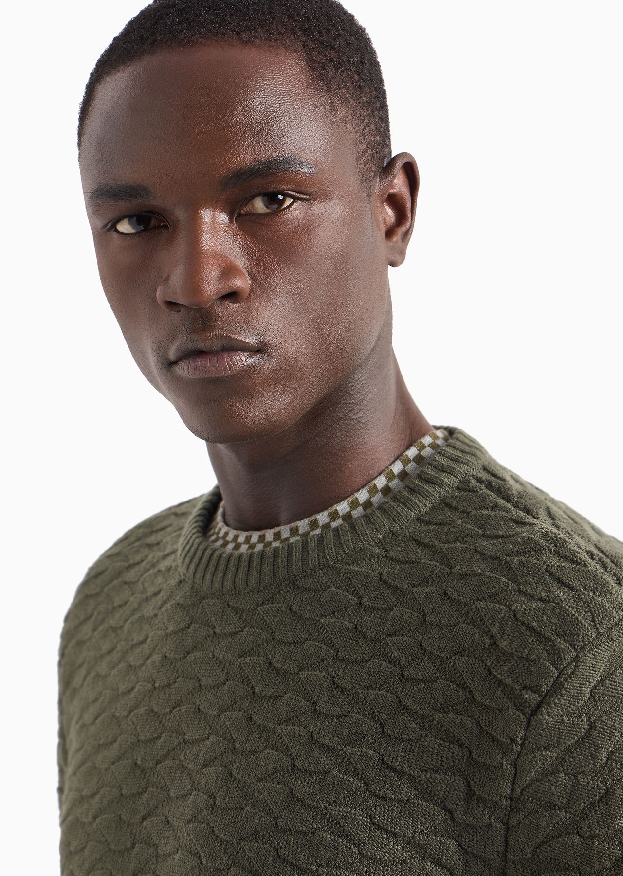 Jacquard virgin-wool blend crew-neck jumper - 5