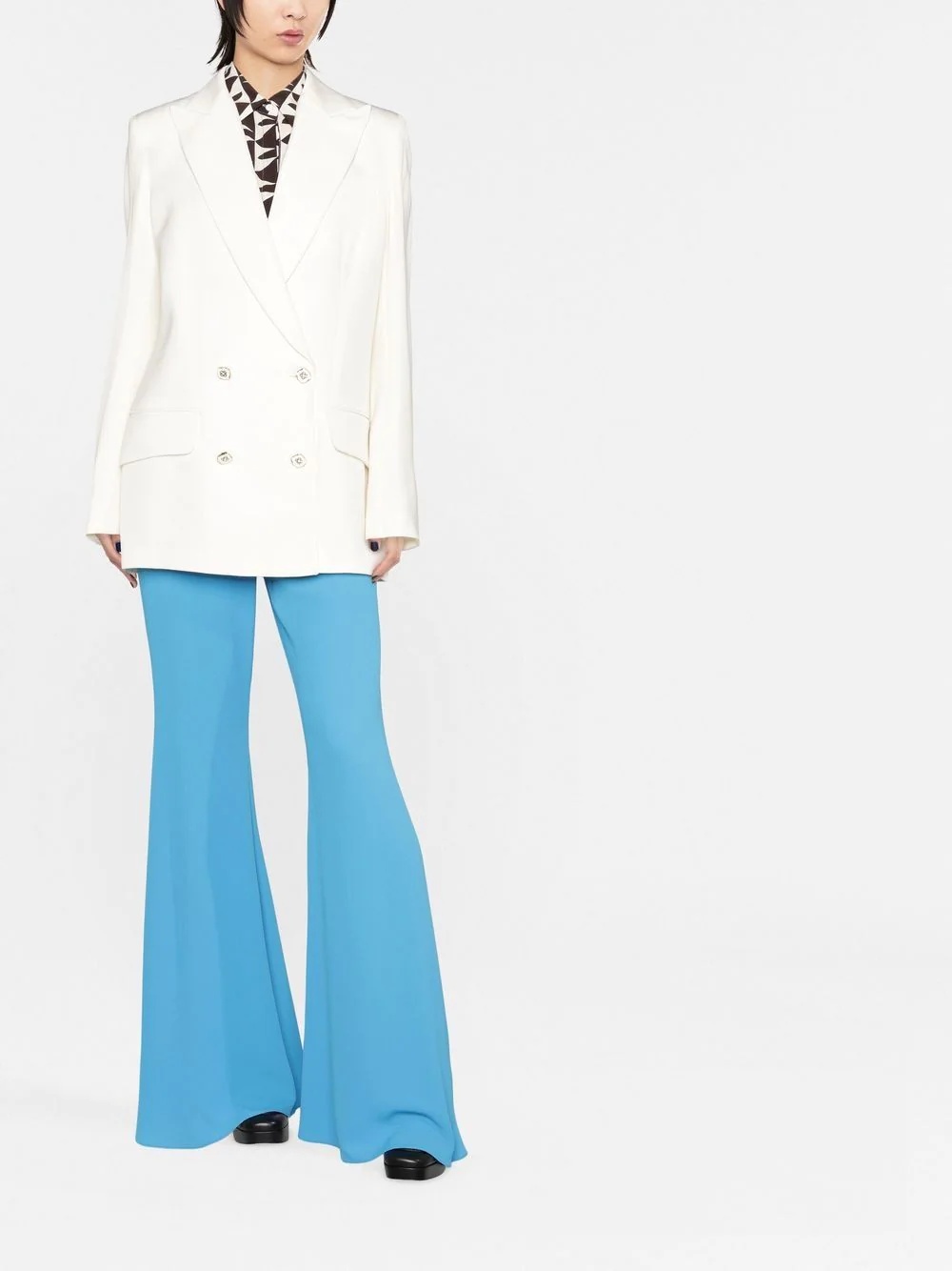 double-breasted tailored blazer - 2