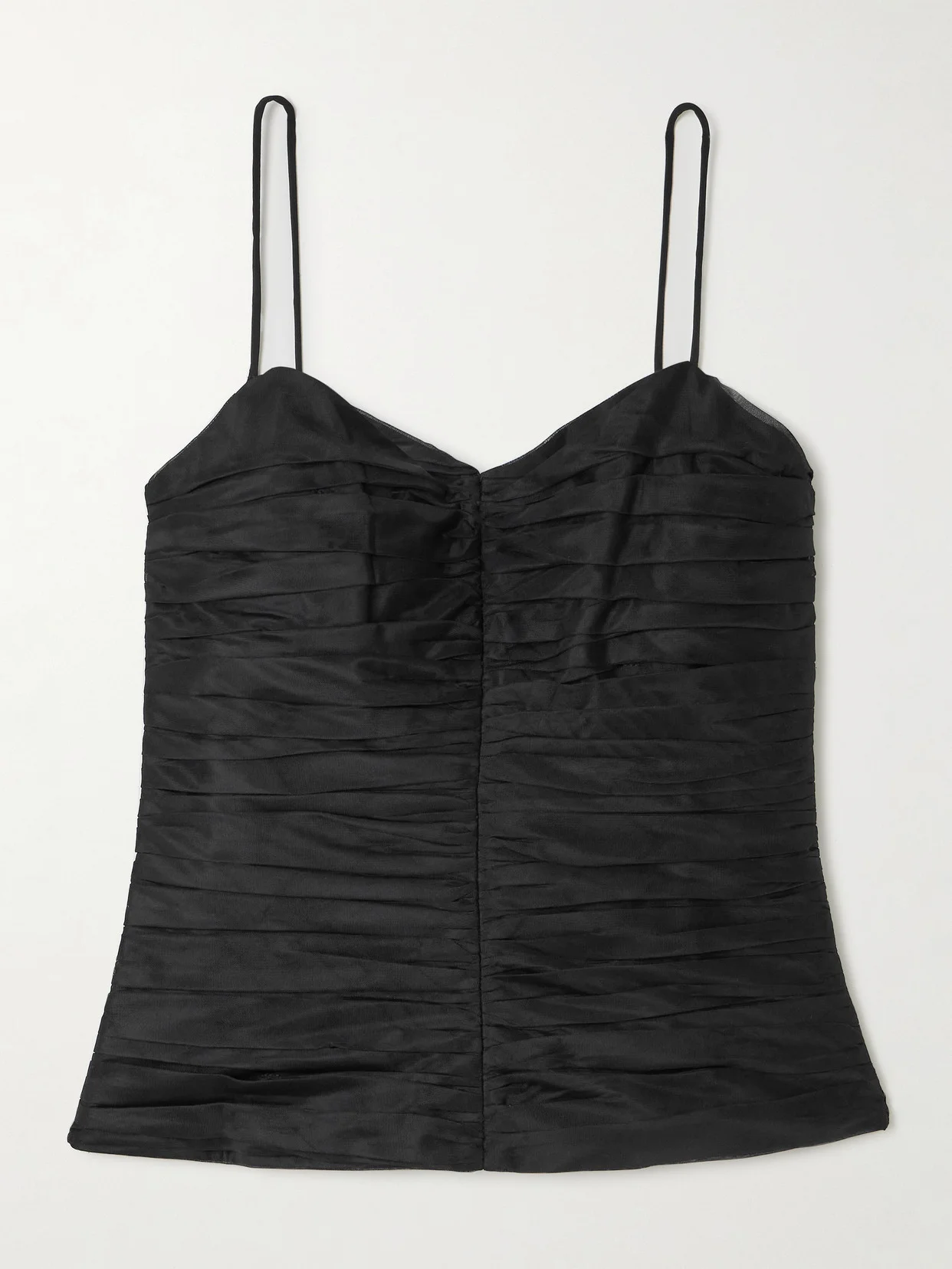 Gia Ruched Crepe Top - 1