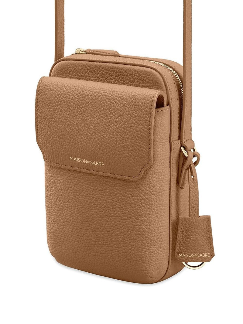 Leather Zip Phone Pouch 5