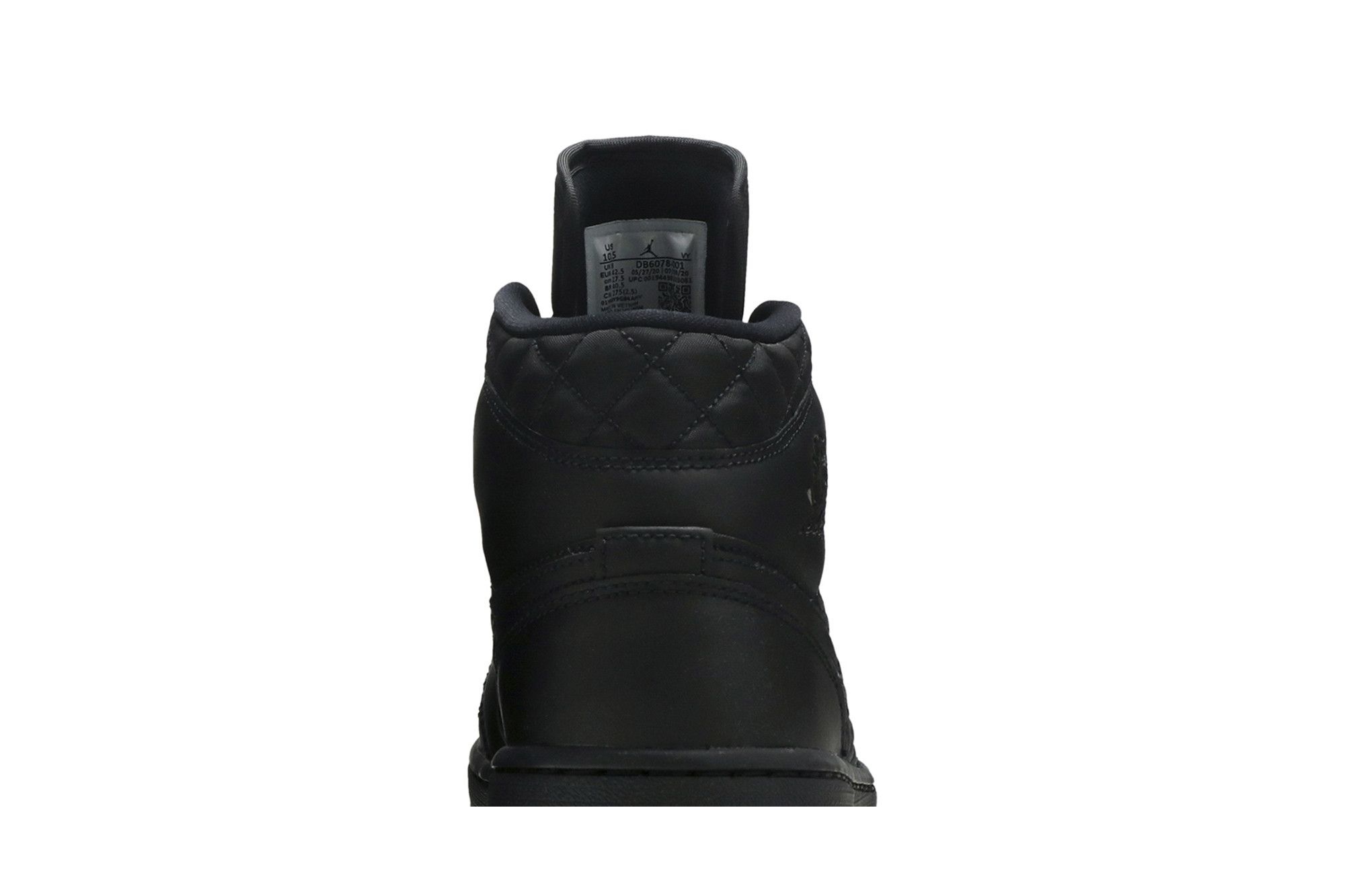 Wmns Air Jordan 1 Mid SE 'Black Quilted' - 7