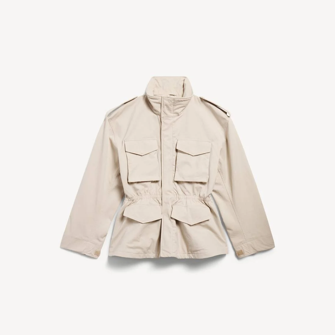 Women's Hourglass Parka in Light Beige - 1