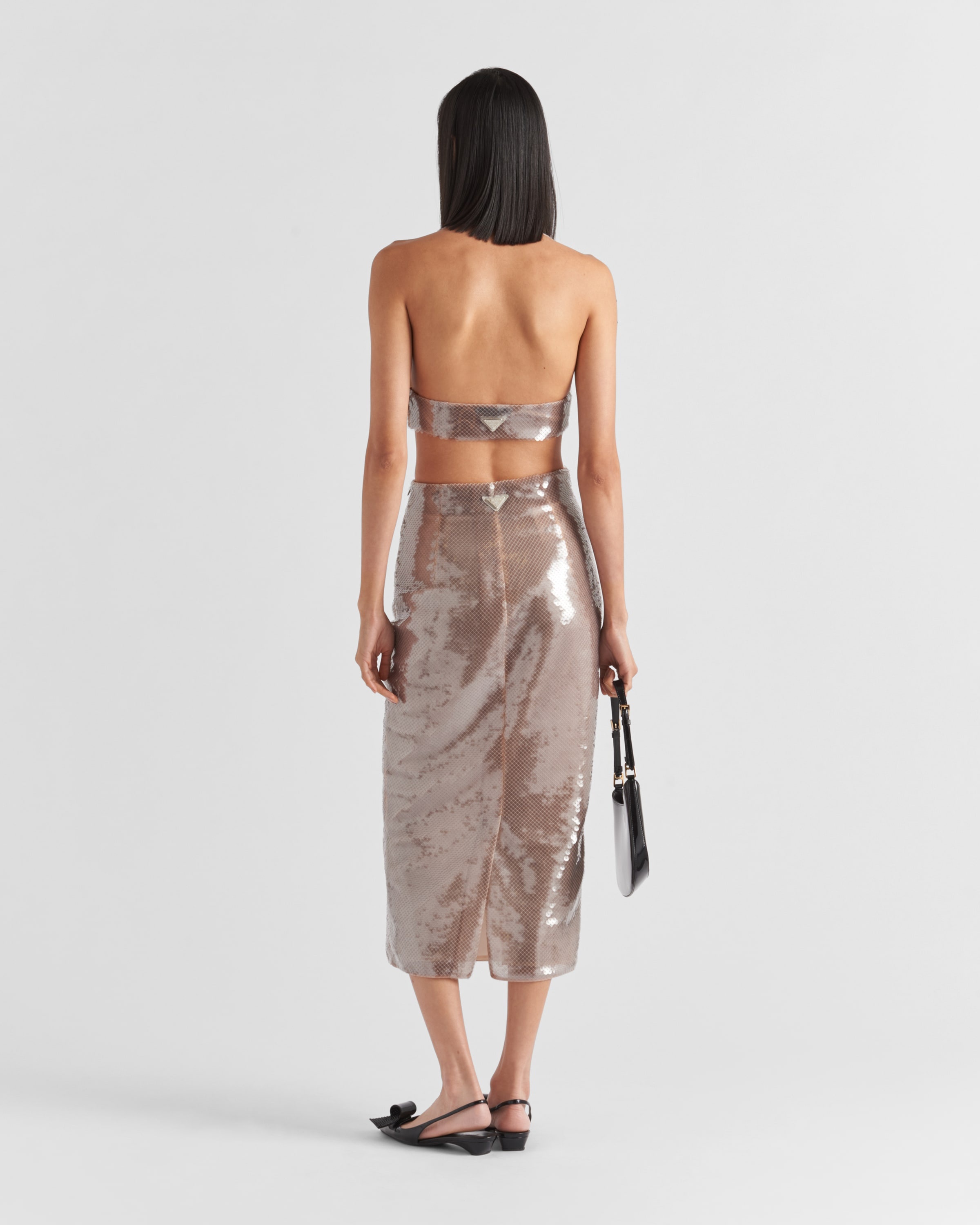 Sequined tulle top - 5