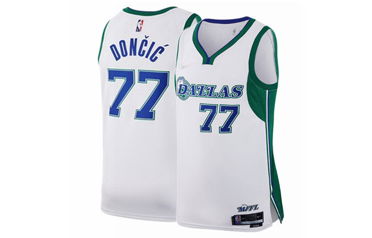 Nike NBA Doncic Mavericks 75 Anniversary City limited SW Fan Edition Basketball Sports Jersey Vest W - 2