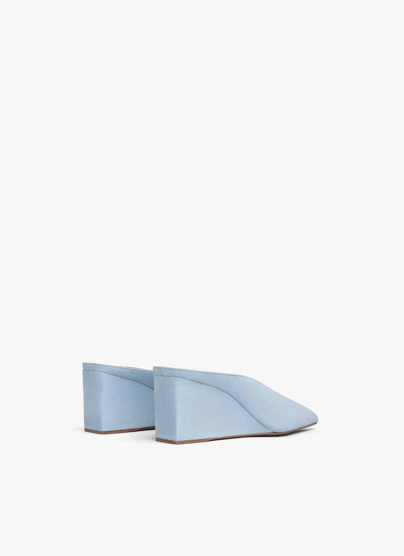 Alaïa CUBE WEDGE MULES IN SUEDE GOATSKIN outlook