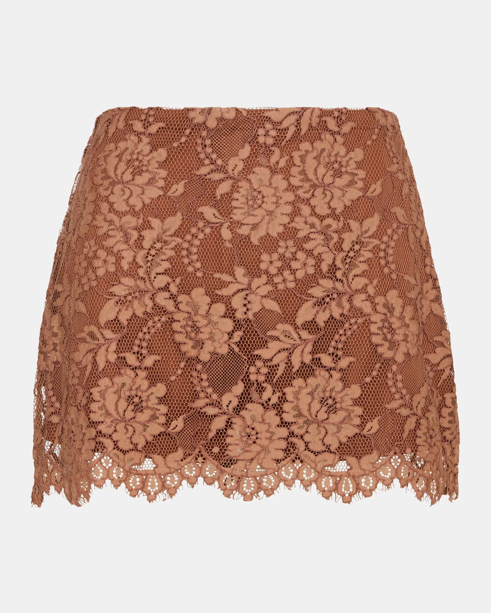 CINDI SKIRT MOCHA HEATHER - 1