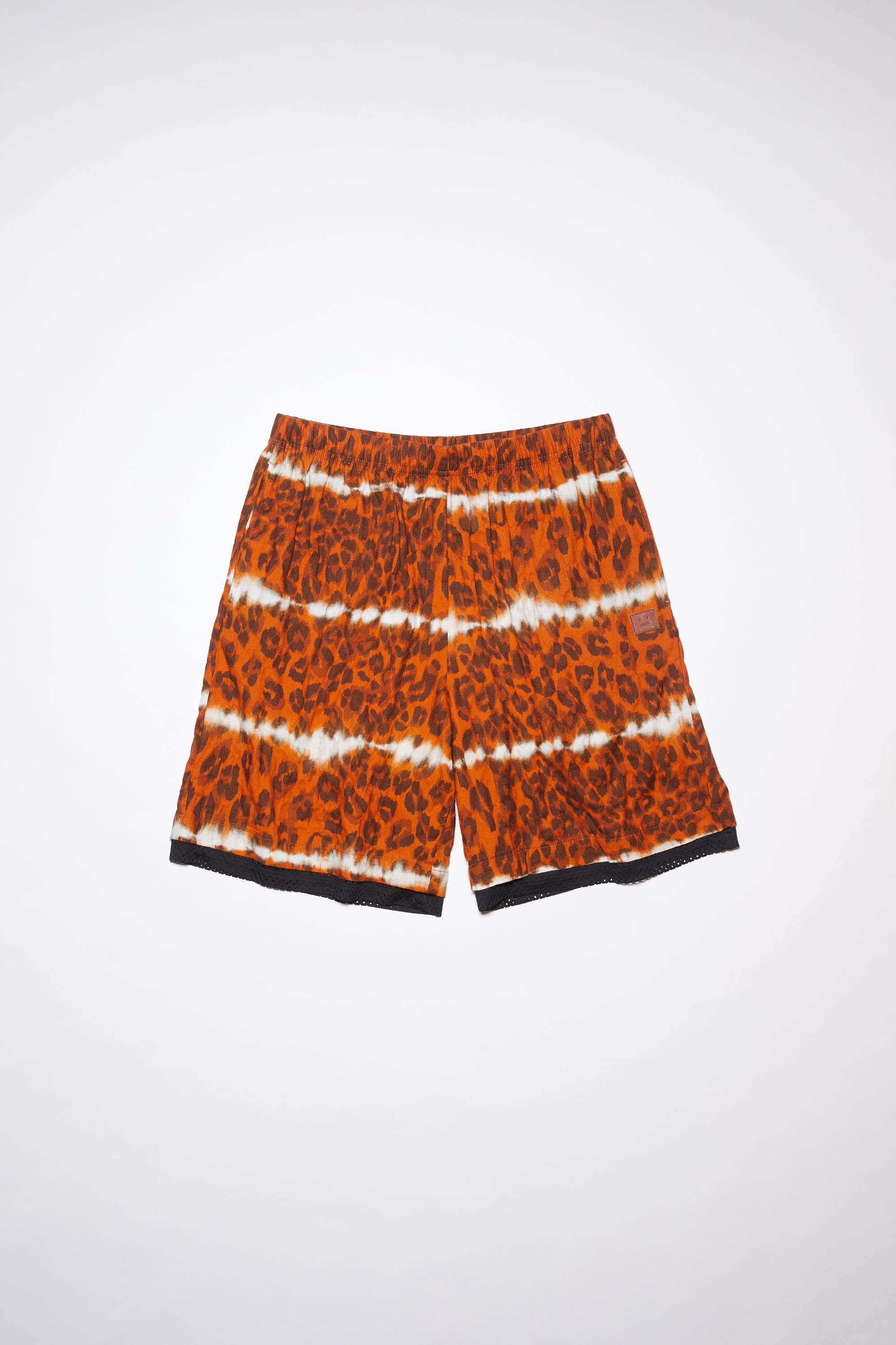 Casual shorts - Rust red/brown - 1