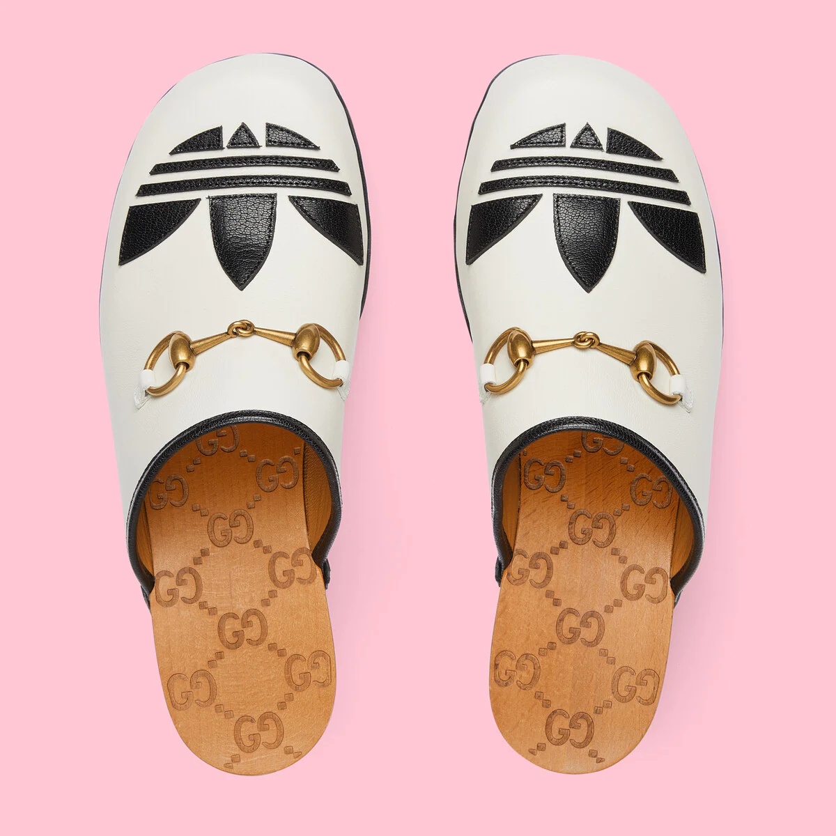 新品 Gucci x Adidas Women’s Horsebit clog NEW GUCCI x ADIDAS™ WOMEN'S LEATHER HORSEBIT CLOG GUCCI 37.5