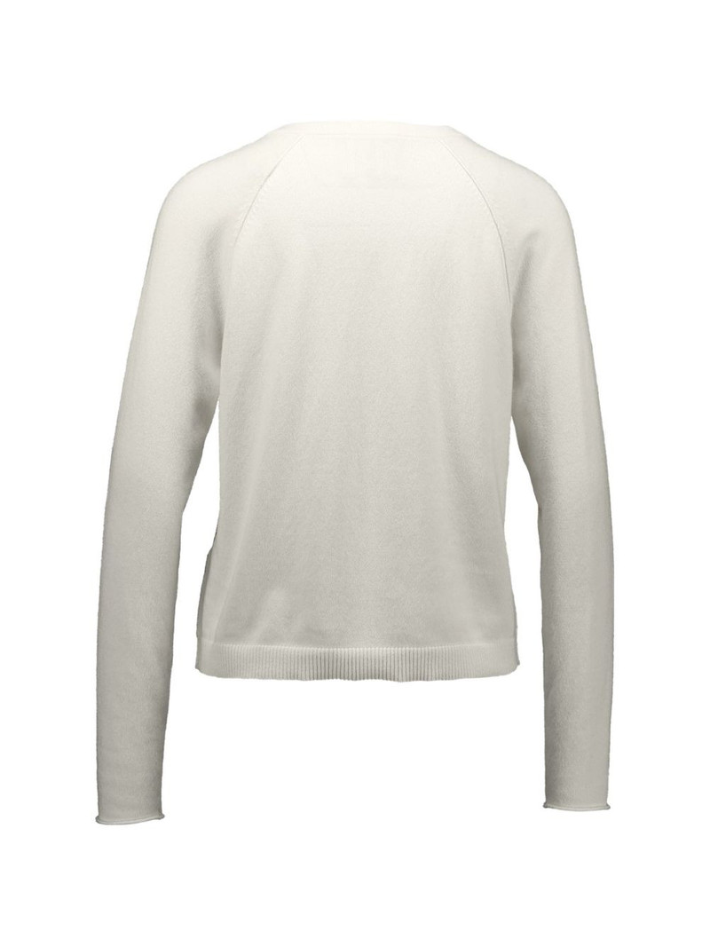 Allude ruffled-detail cardigan outlook