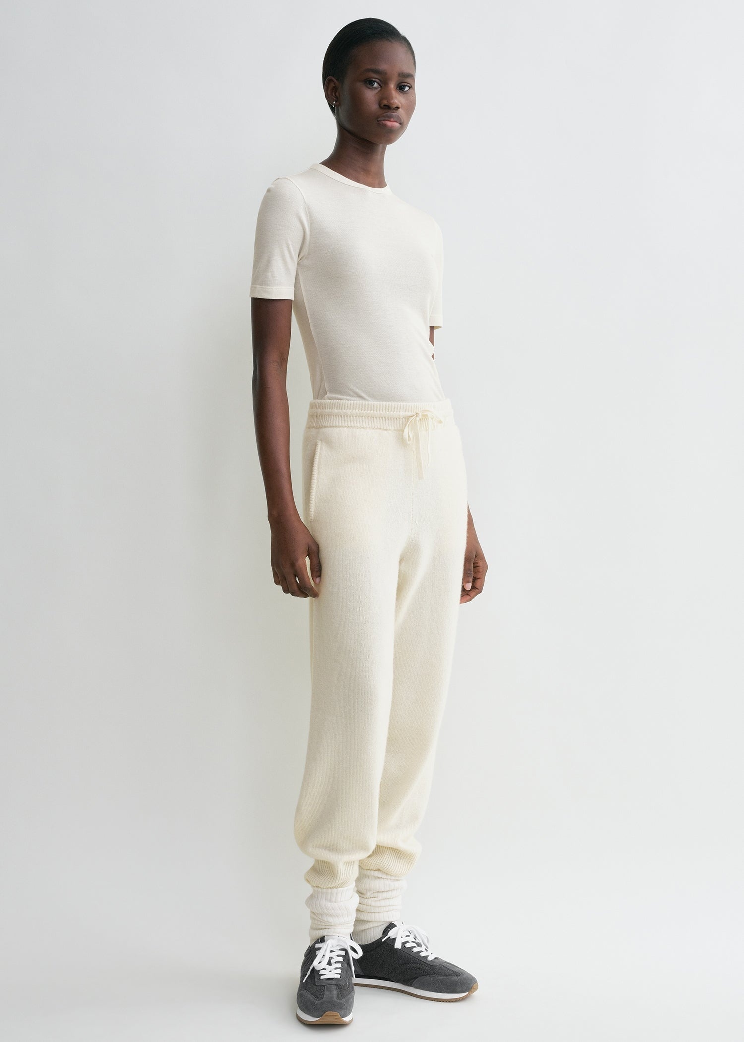 Classic rib tee winter white - 4
