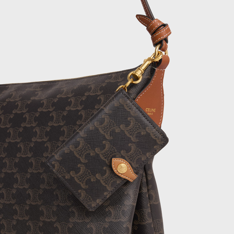 CELINE NOTEBOOK CHARMS IN Triomphe Canvas and Calfskin outlook