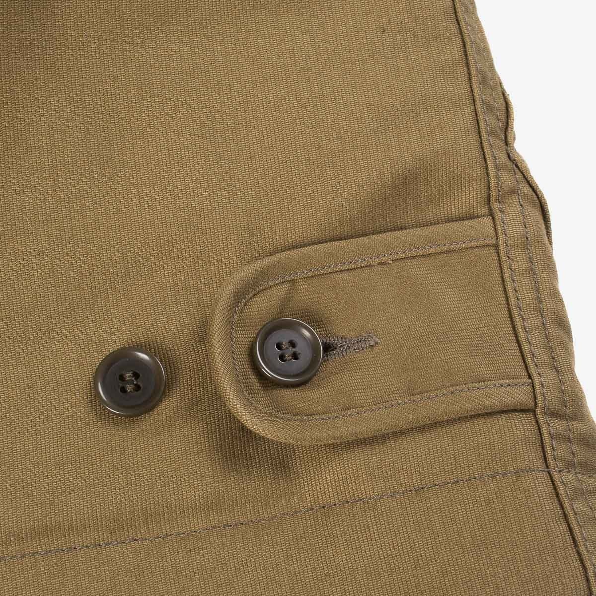 IHM-29-KHA Alpaca Lined Whipcord N1 Deck Jacket - Khaki - 12