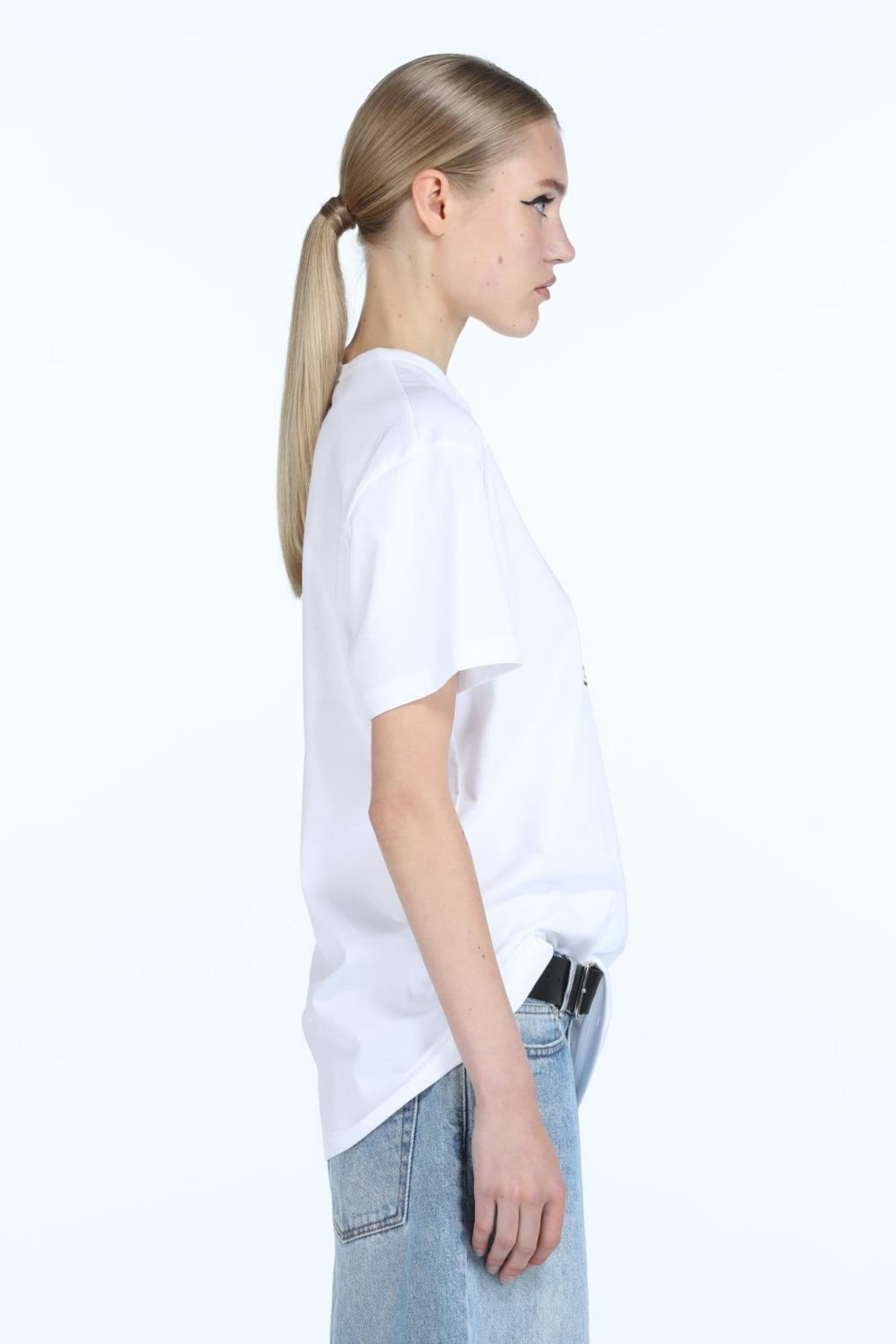 SLOGAN-PRINT COTTON T-SHIRT - 3