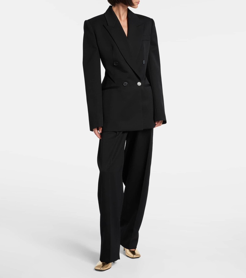 Givenchy Cutout wool wide-leg pants outlook