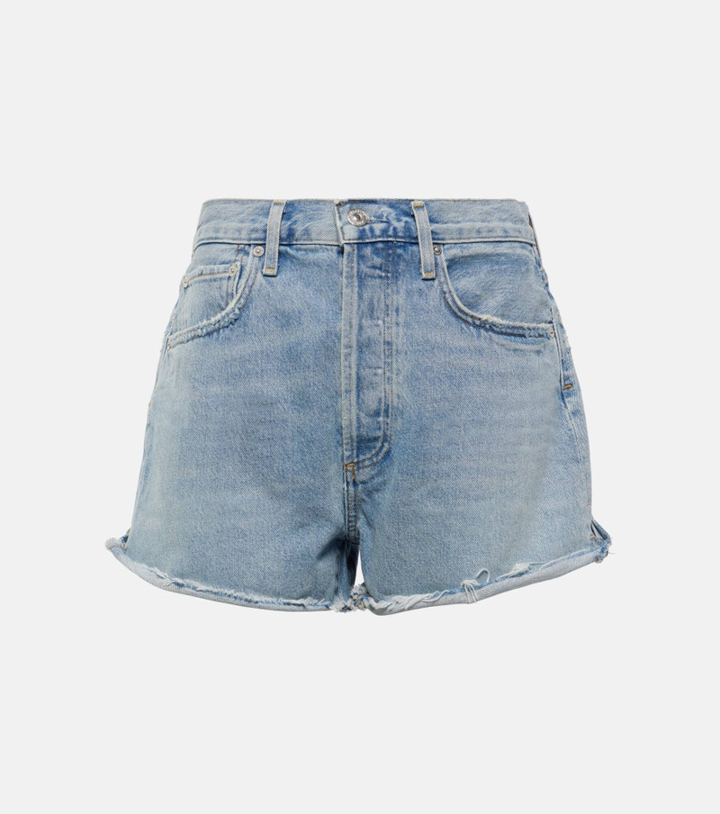 Marlow mid-rise denim shorts - 1