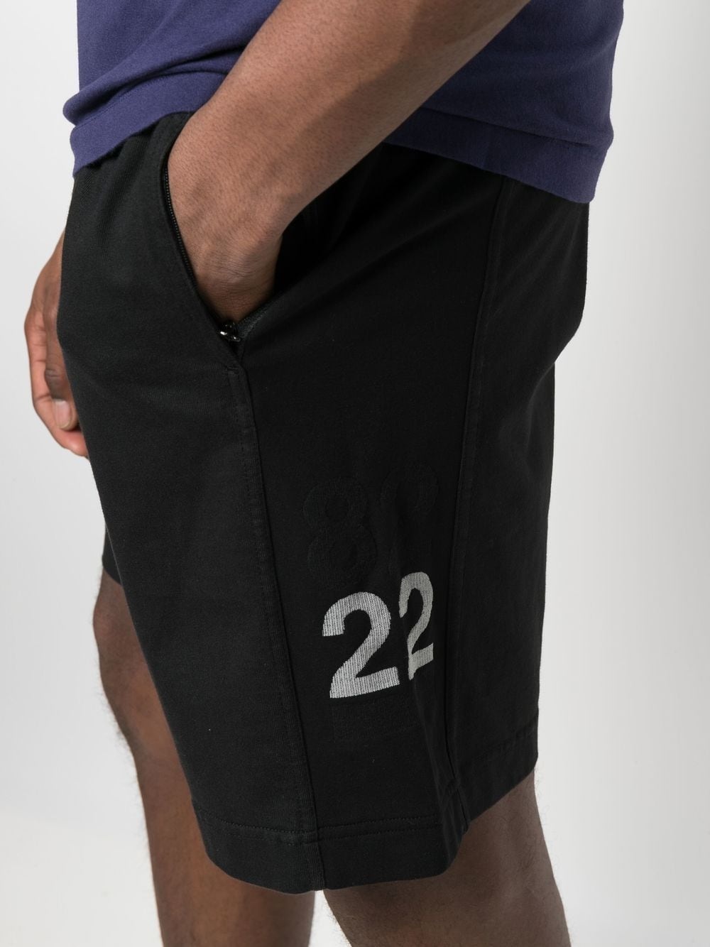 82/22 cotton track shorts - 5