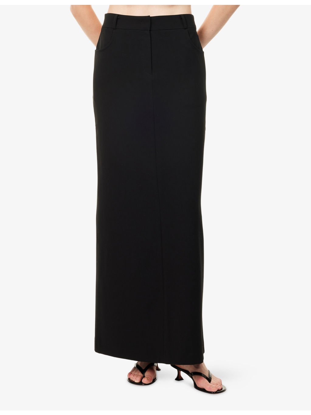 Malvo Long Woven Pencil Skirt - 3