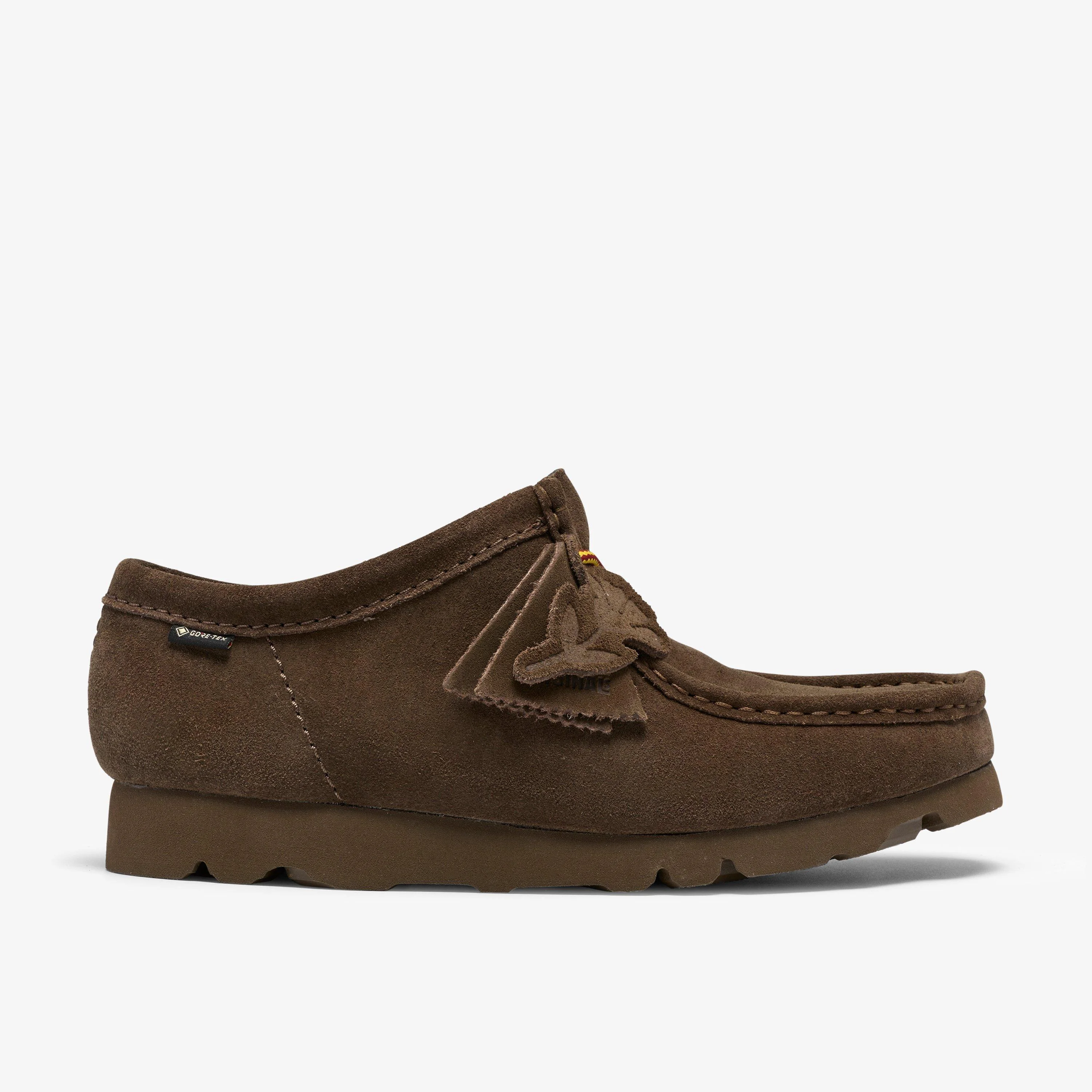 Wallabee Gore-tex Dark Olive Suede - 1