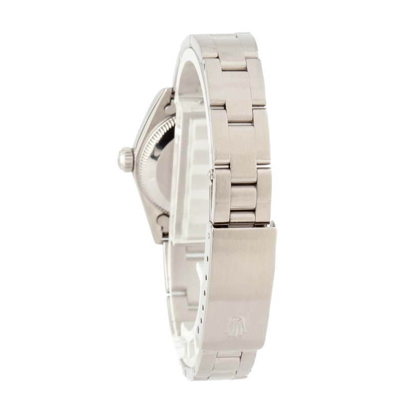 Ladies Rolex Oyster Perpetual 76030 Silver Dial - 3