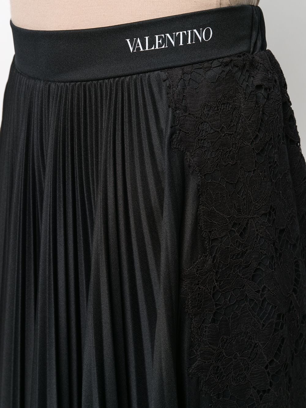 pleated lace detailed skirt - 5