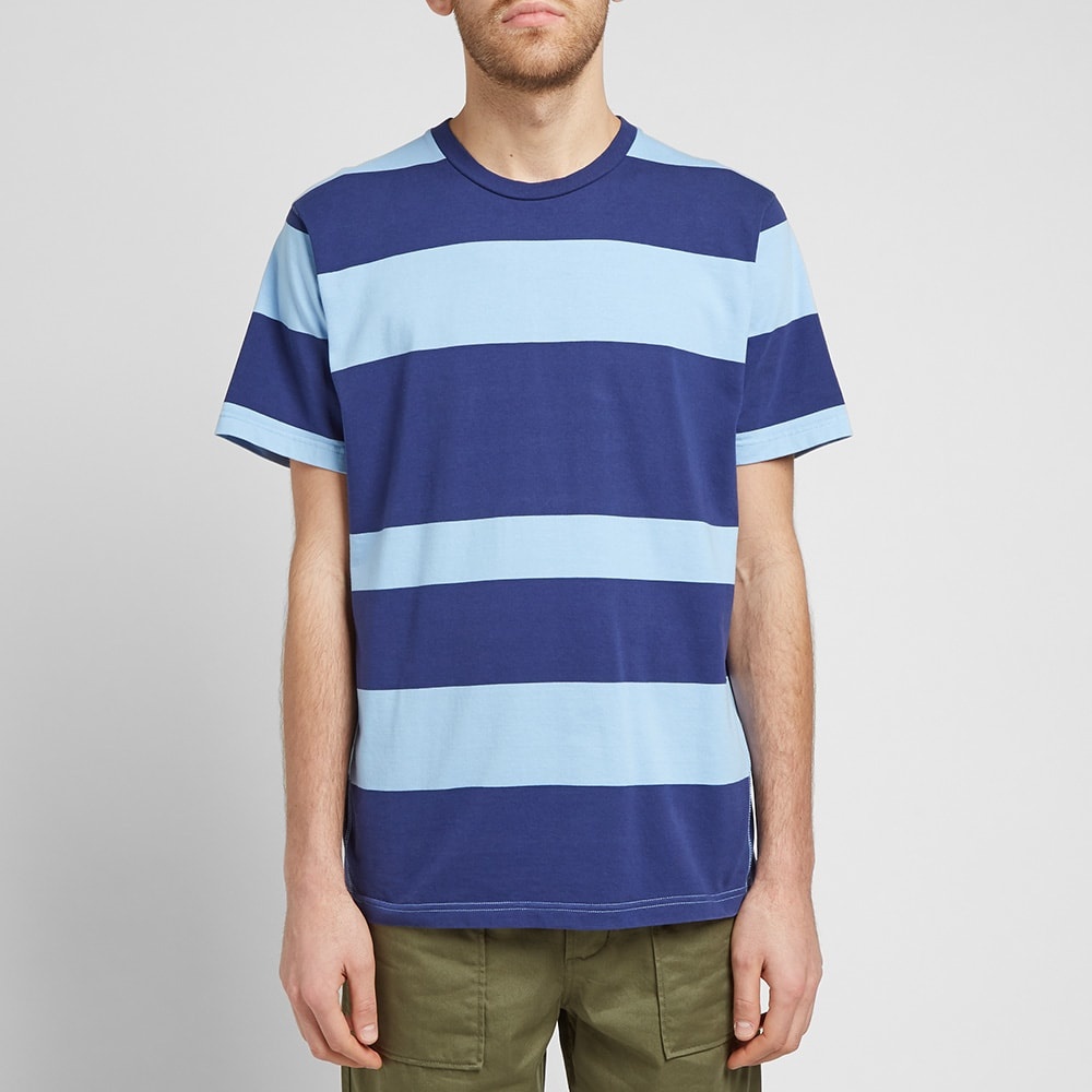 Universal Works Wide Stripe Tee - 3