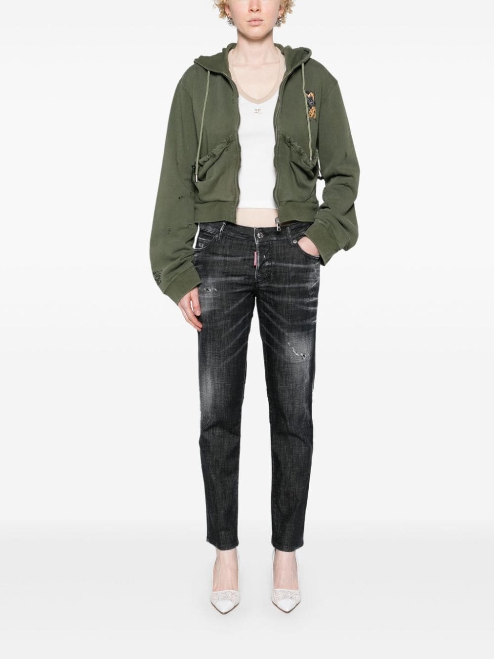 Jennifer low-rise skinny jeans - 2