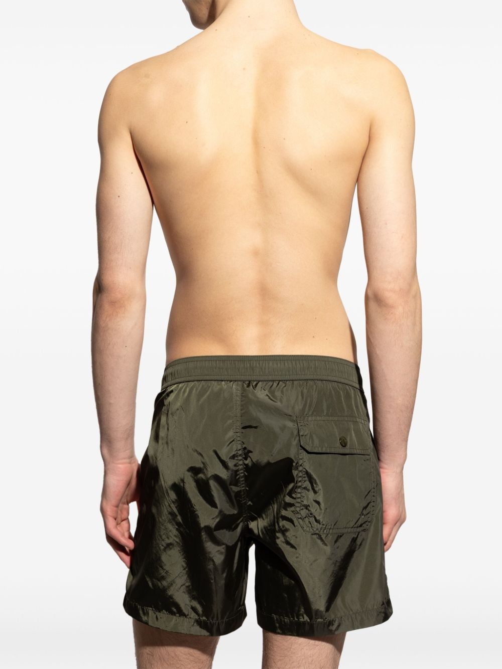 logo-patch swim shorts - 3