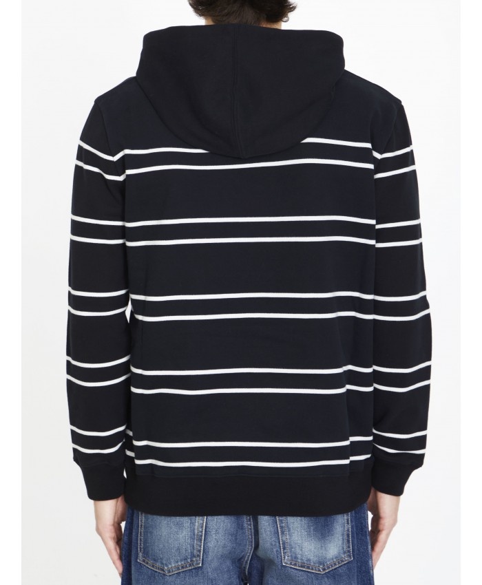 Striped cotton hoodie - 3