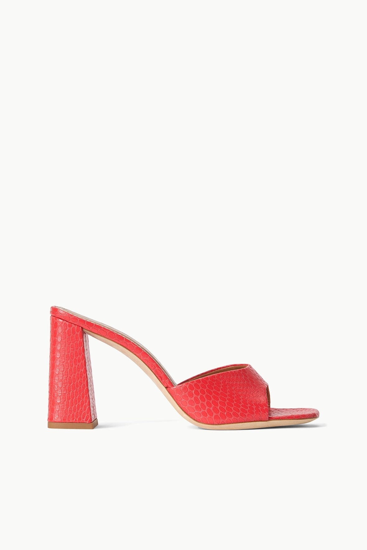 STAUD SLOANE HEEL RED ROSE - 1