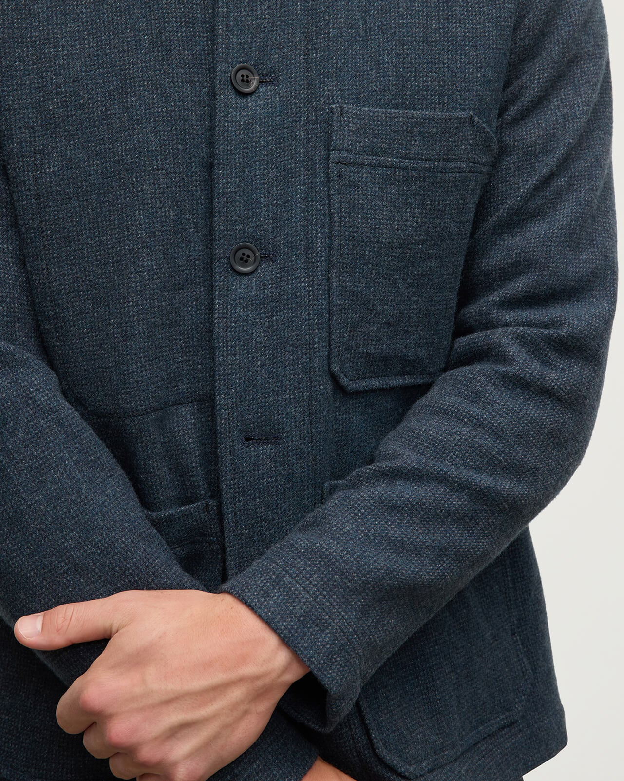 The Weavers Jacket | Navy Hairline - 5