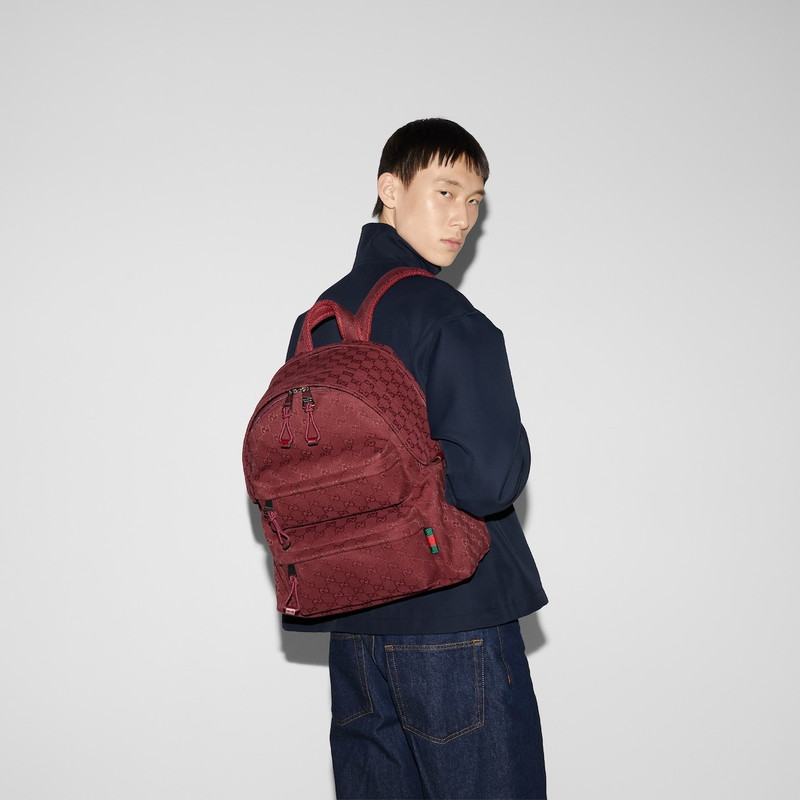 Medium backpack with Gucci logo 3