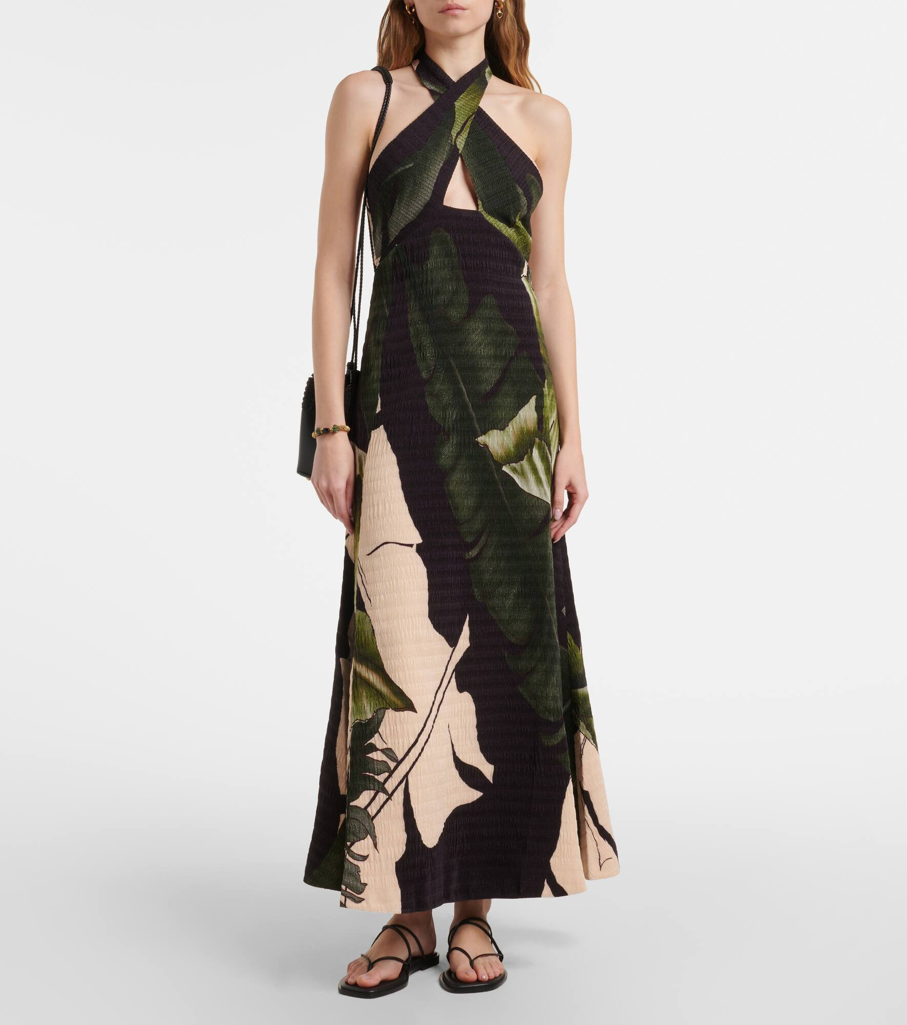 Expedition halterneck midi dress - 2