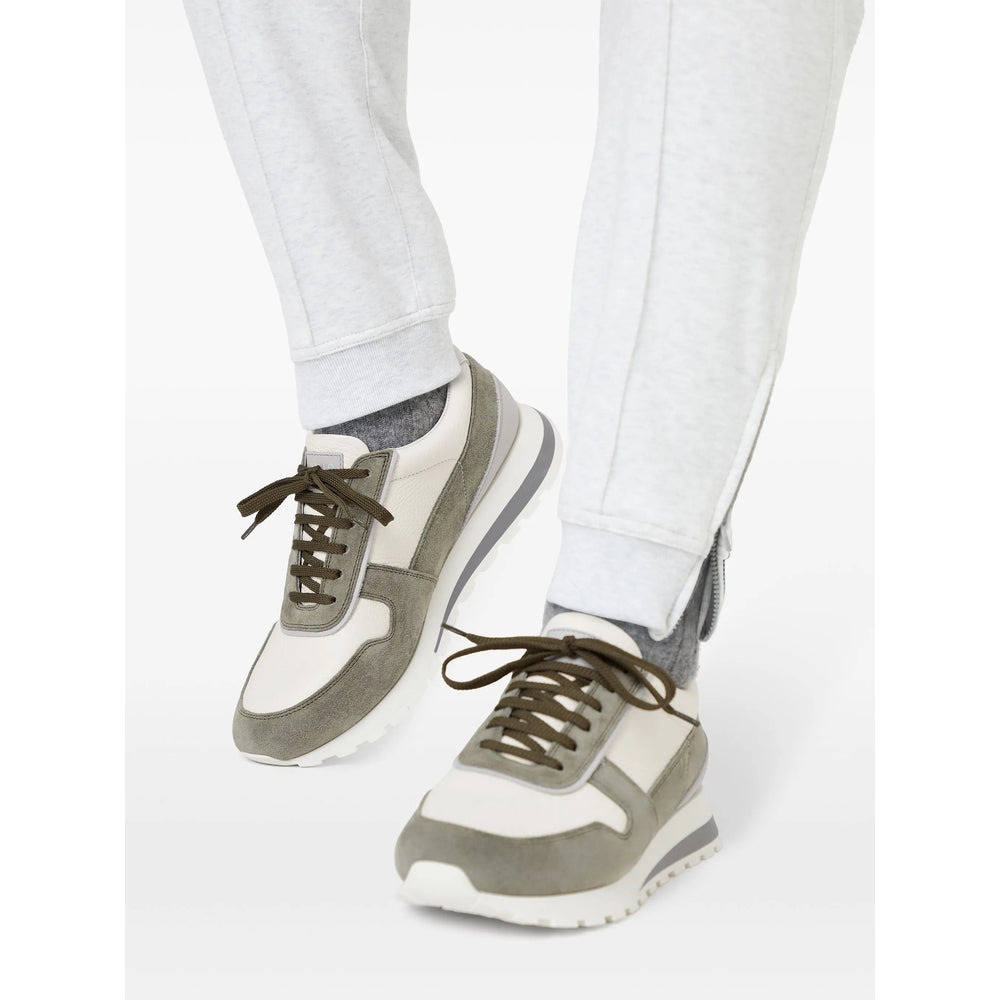 Brunello Cucinelli Green Trainers - Low-Tops Men - 4